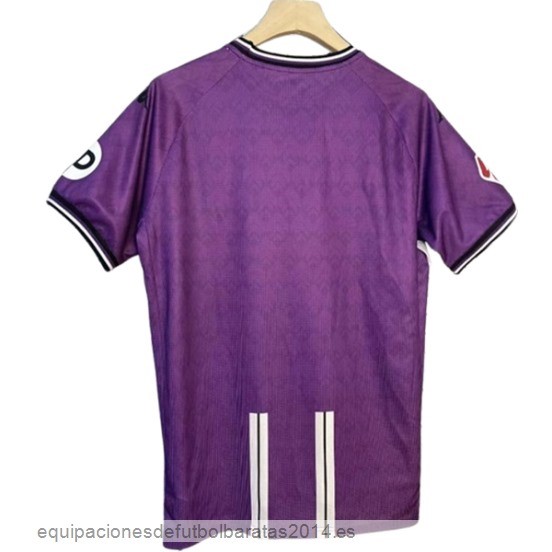 Nuevo Tailandia 1ª Camiseta Real Valladolid 24/25 Blanco Purpura Baratas